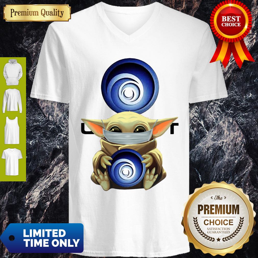 Nice Star Wars Baby Yoda Hug Ubisoft Mask Covid 19 Shirt - Image 3