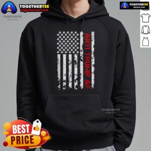 Alternative view of Top Anti Trump AF Impeach Trump T-Shirt