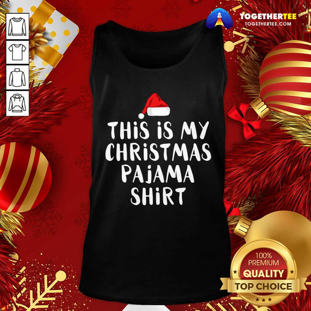 Official This Is My Christmas Pajama Santa Shirt - Image 3