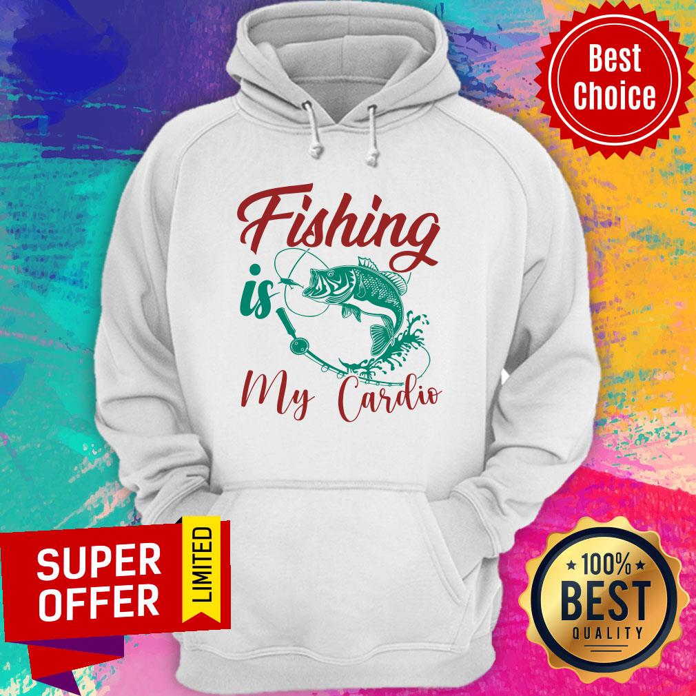 Awesome Fishing Is My Cardio Fish Shirt - Image 5