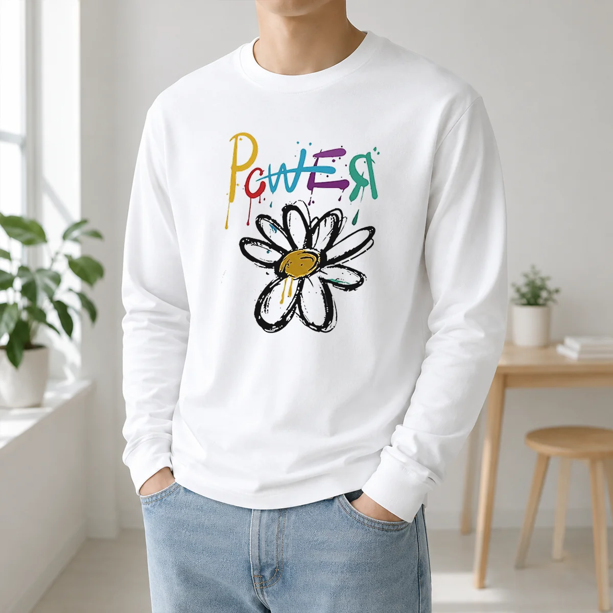Funny Dragon Power World Tour Flower Handraw Shirt - Image 5