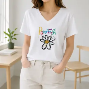 Alternative view of Funny Dragon Power World Tour Flower Handraw Shirt
