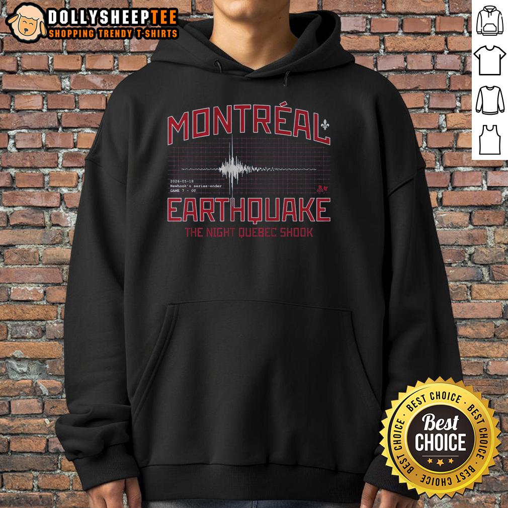 Hot The Montreal Earthquake Newhook's Series-Ender T-Shirt - Image 2