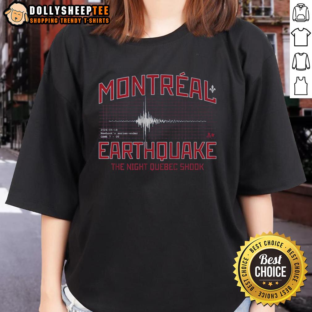Hot The Montreal Earthquake Newhook's Series-Ender T-Shirt - Image 3