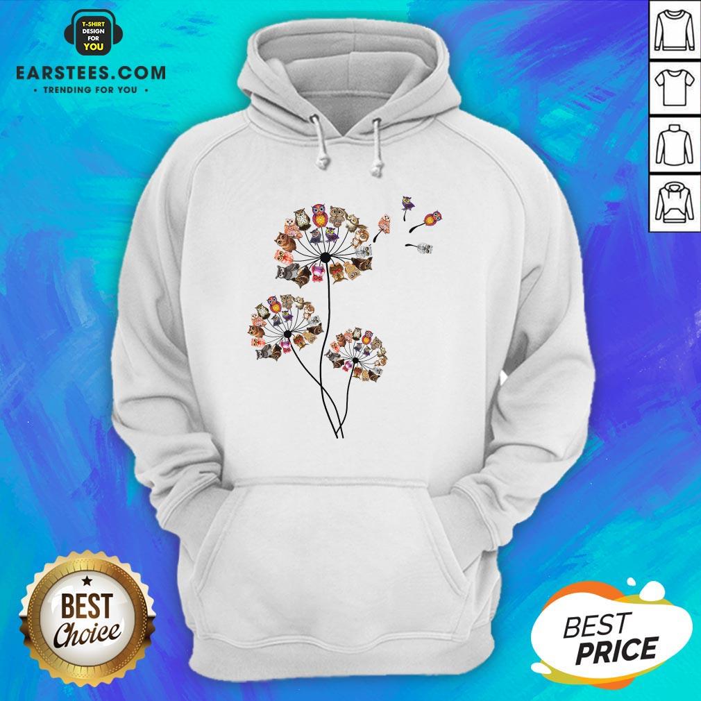 Hot Owl Dandelion Shirt - Image 2