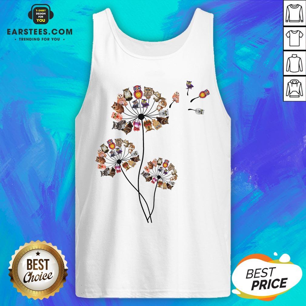 Hot Owl Dandelion Shirt - Image 4