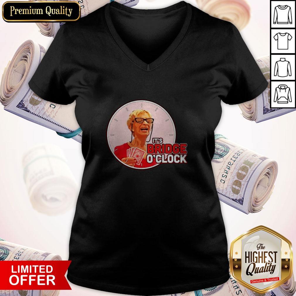 It’s Bridge O’clock Your Mom’s House Podcast Official Shirt - Image 2