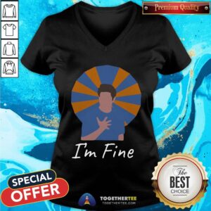 Alternative view of Original Ross Geller I’m Fine Shirt