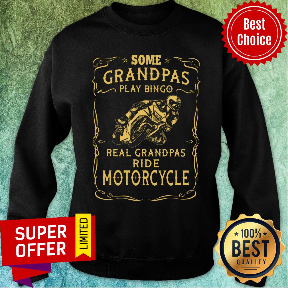 Some Grandpas Real Grandpas Motocycle Shirt - Image 4