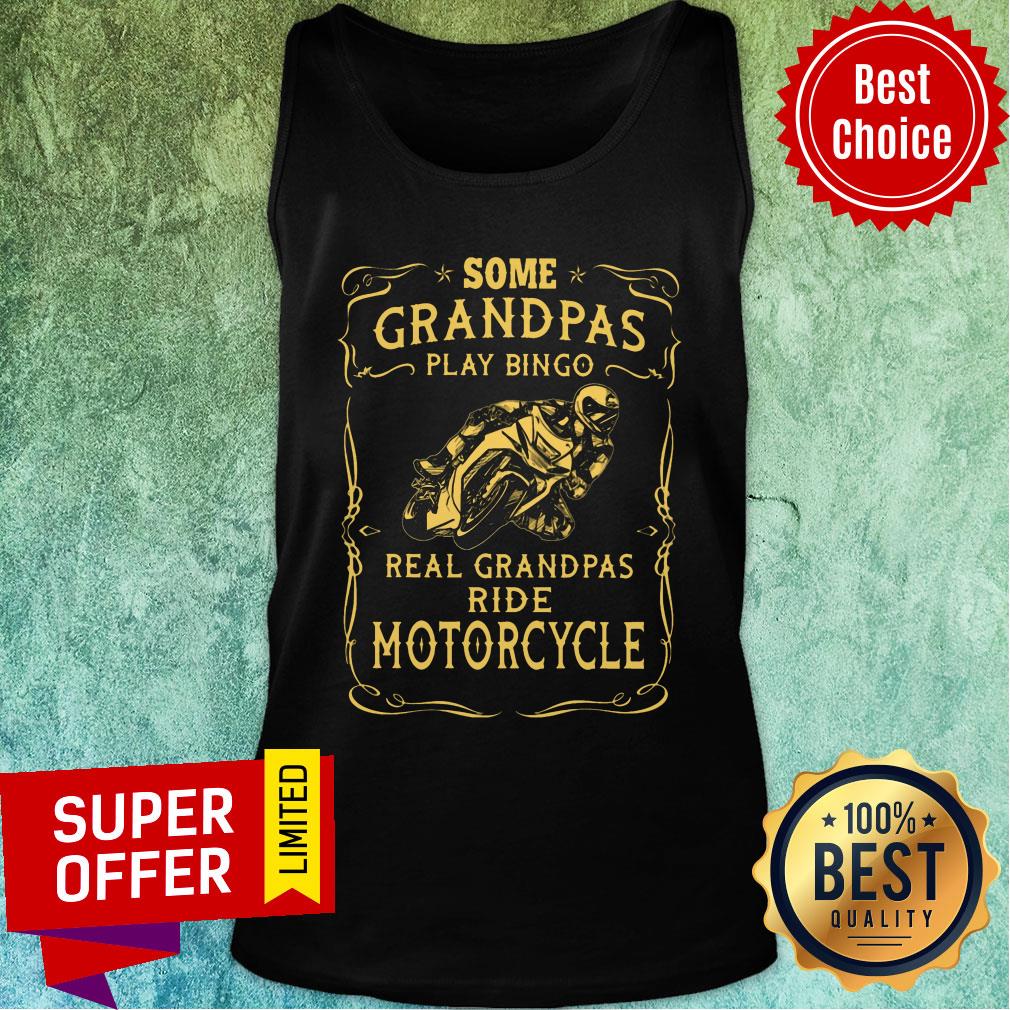 Some Grandpas Real Grandpas Motocycle Shirt - Image 3