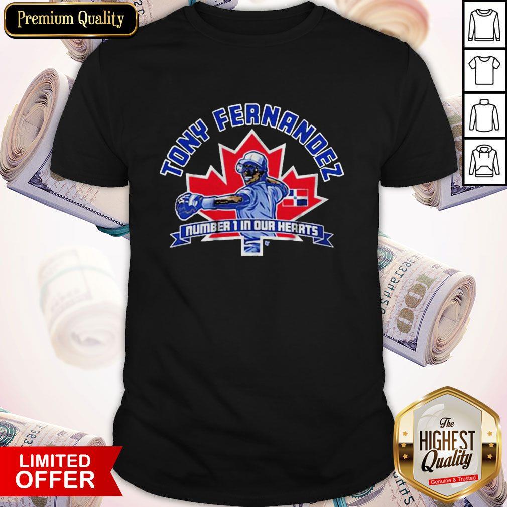 Tony Fernandez # 1 in Our Hearts 2020 Shirt