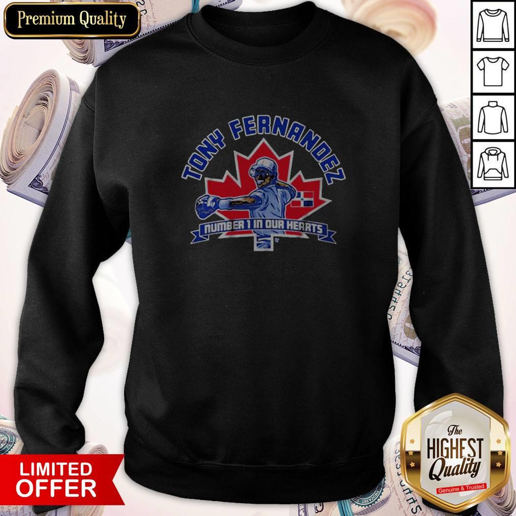 Tony Fernandez # 1 in Our Hearts 2020 Shirt - Image 4