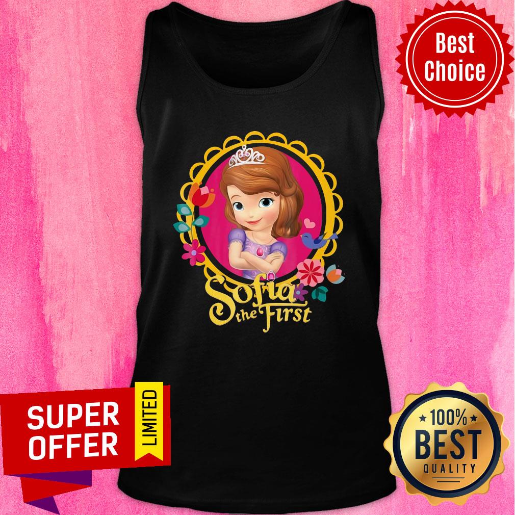 Funny Sofia The First Sofia Dainty Border Shirt - Image 4
