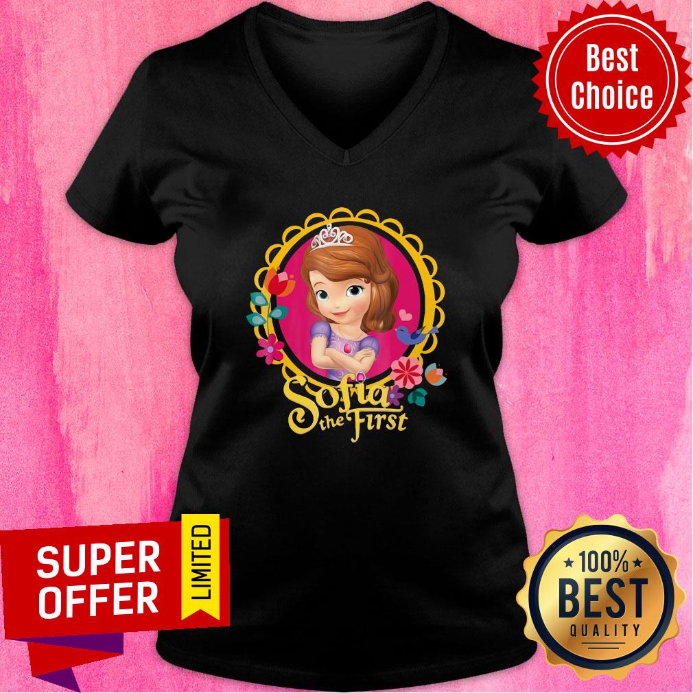 Funny Sofia The First Sofia Dainty Border Shirt - Image 3