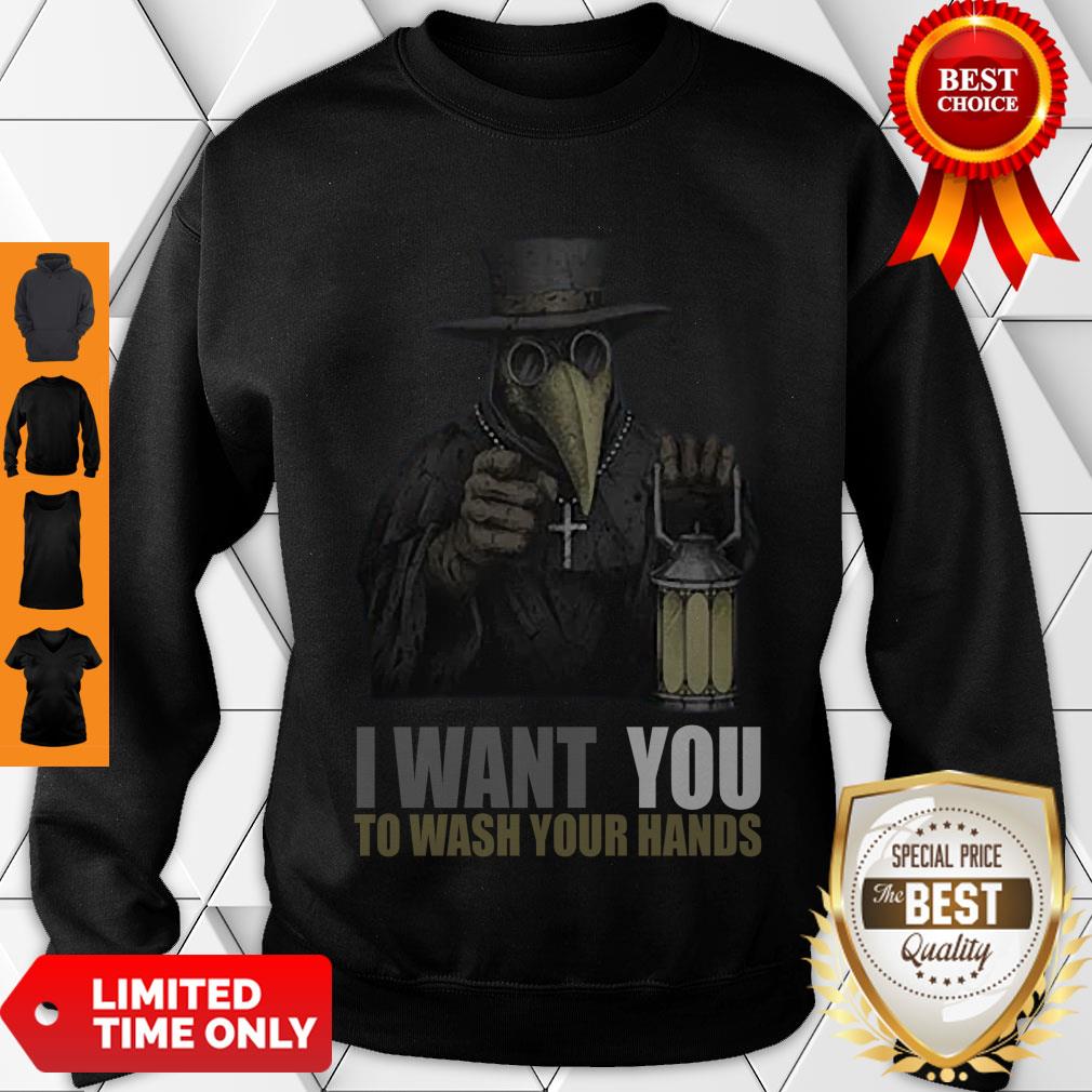 Hot Plague Doctor I Want You To Wash Your Hands Shirt - Image 3