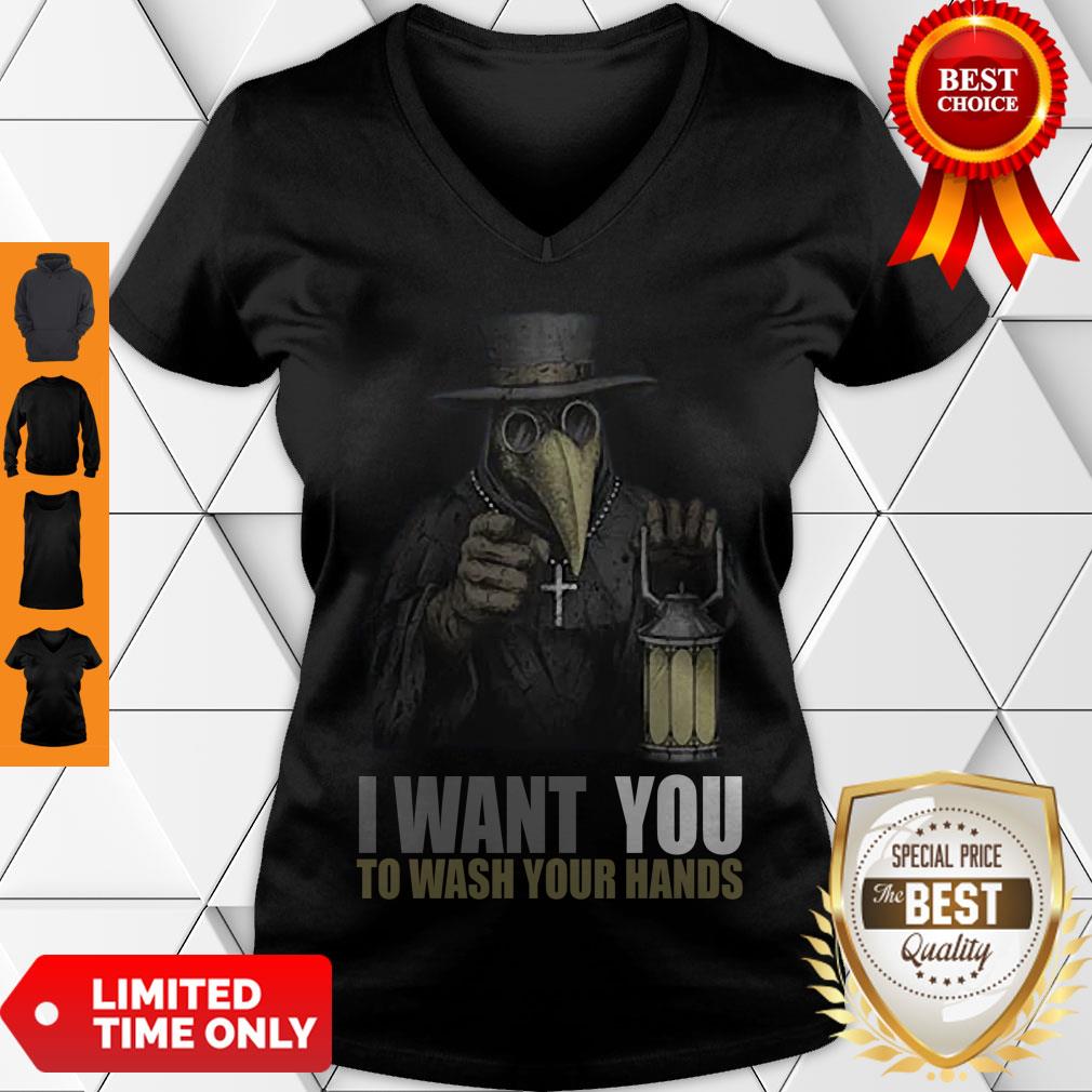 Hot Plague Doctor I Want You To Wash Your Hands Shirt - Image 5