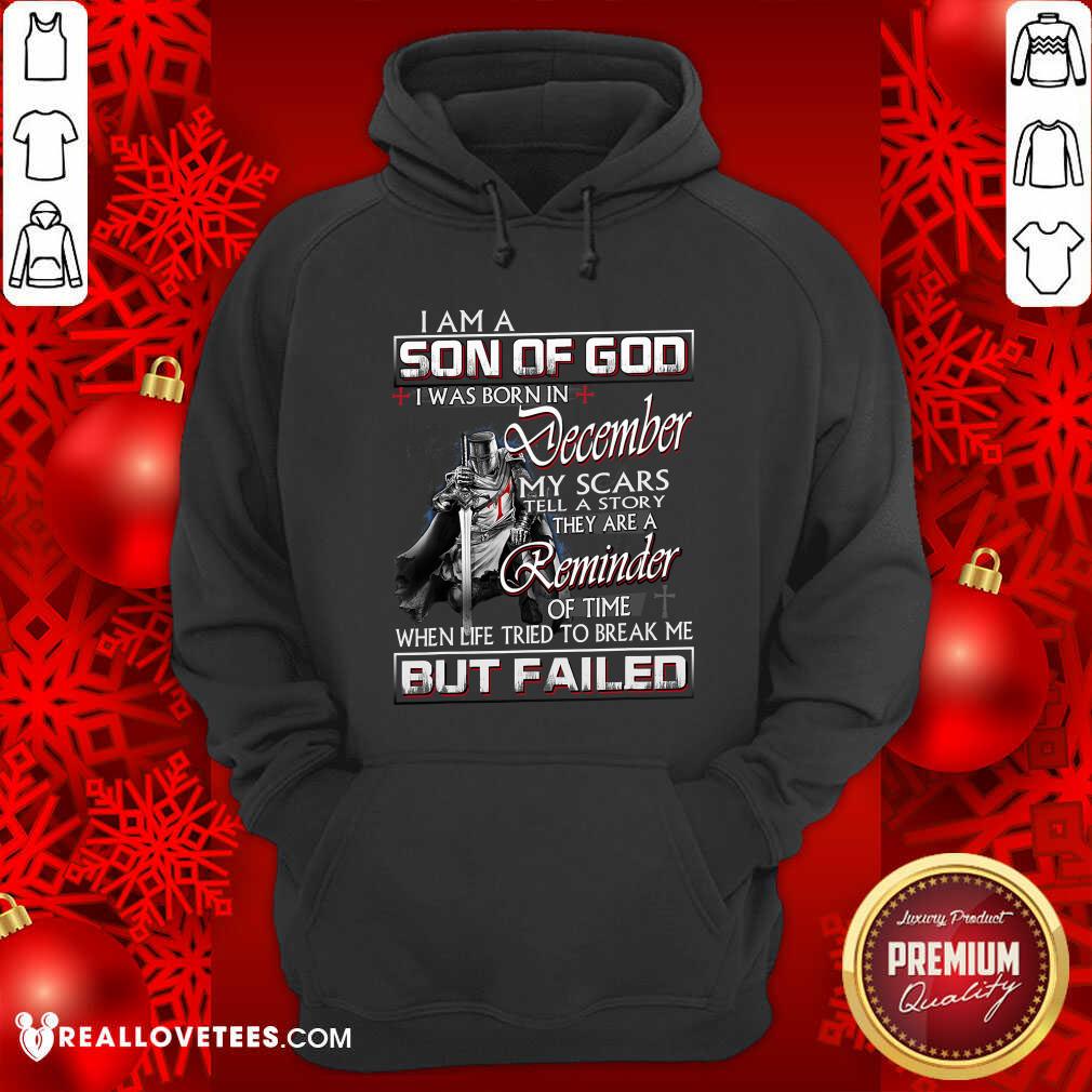 So Mens December My Scar Tell A Story They Are A Reminder Of Time When Life Tried To Break But Failed Shirt - Image 4