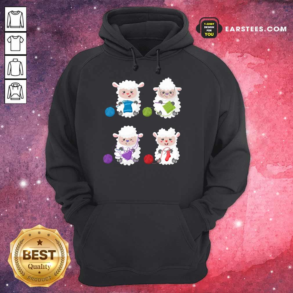 Top Sheep Knitting Lover Shirt - Image 4