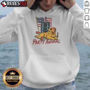 Alternative view of Awesome Party Animal Golden America T-Shirt
