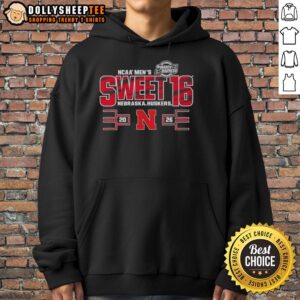 Alternative view of Top Nebraska Cornhuskers Sweet 16 2026 Men's March Madness T-Shirt