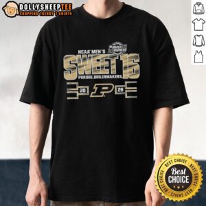 Top Purdue Boilermakers Sweet 16 2026 Men's March Madness T-Shirt