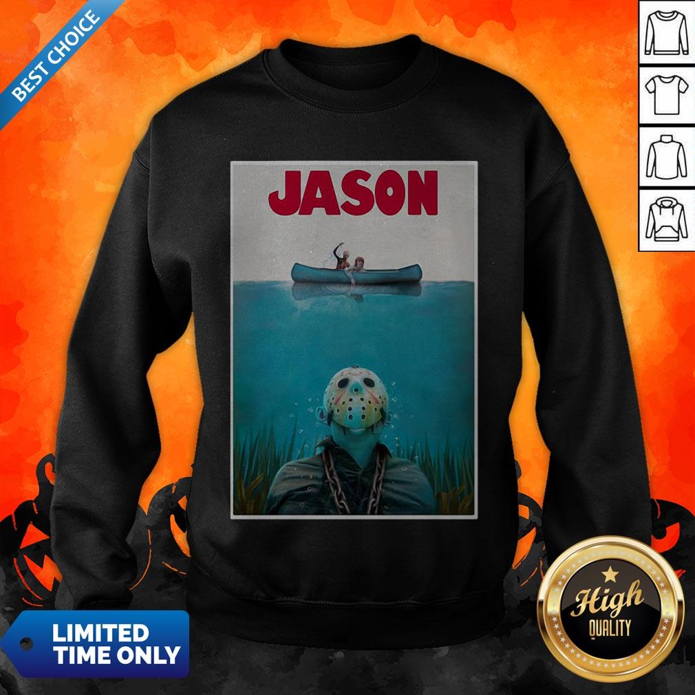 Nice Jason Voorhees Friday The 13th Jaws Shirt - Image 2