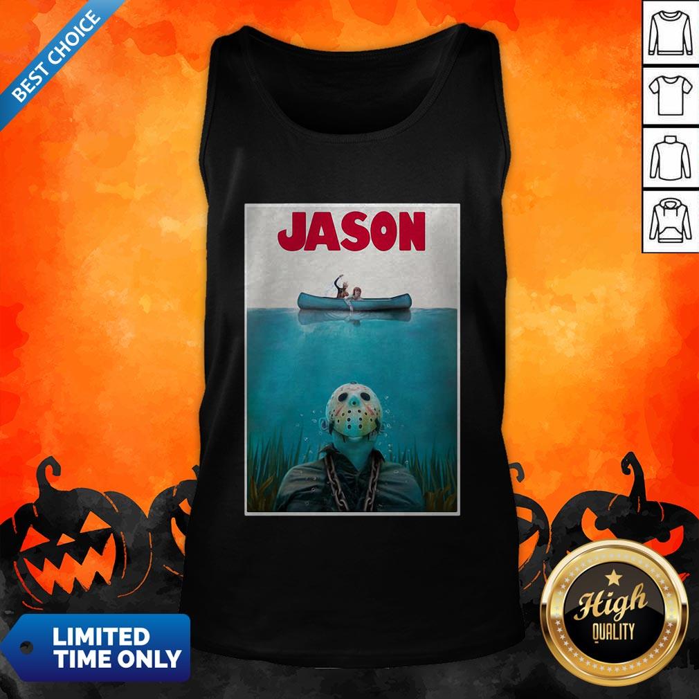 Nice Jason Voorhees Friday The 13th Jaws Shirt - Image 5