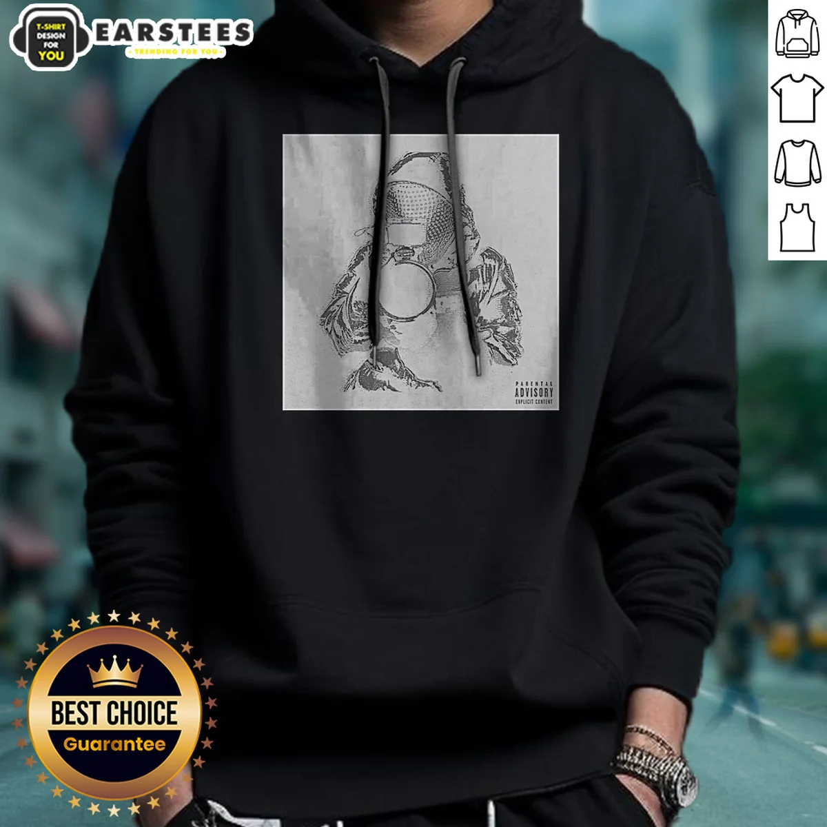 Original Yeat 2093 Parental Advisory Explicit Content Album Cover Shirt - Image 3