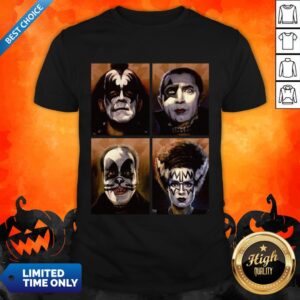 Premium Kiss Neon Rock Band Picture Shirt