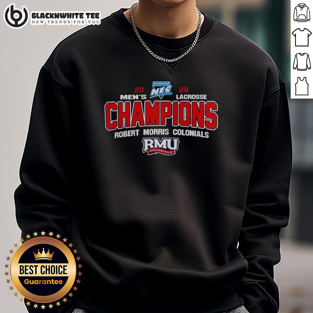 Good NCAA Robert Morris Colonials 2026 Northeast Conference Tournament Champions T-Shirt - Image 5