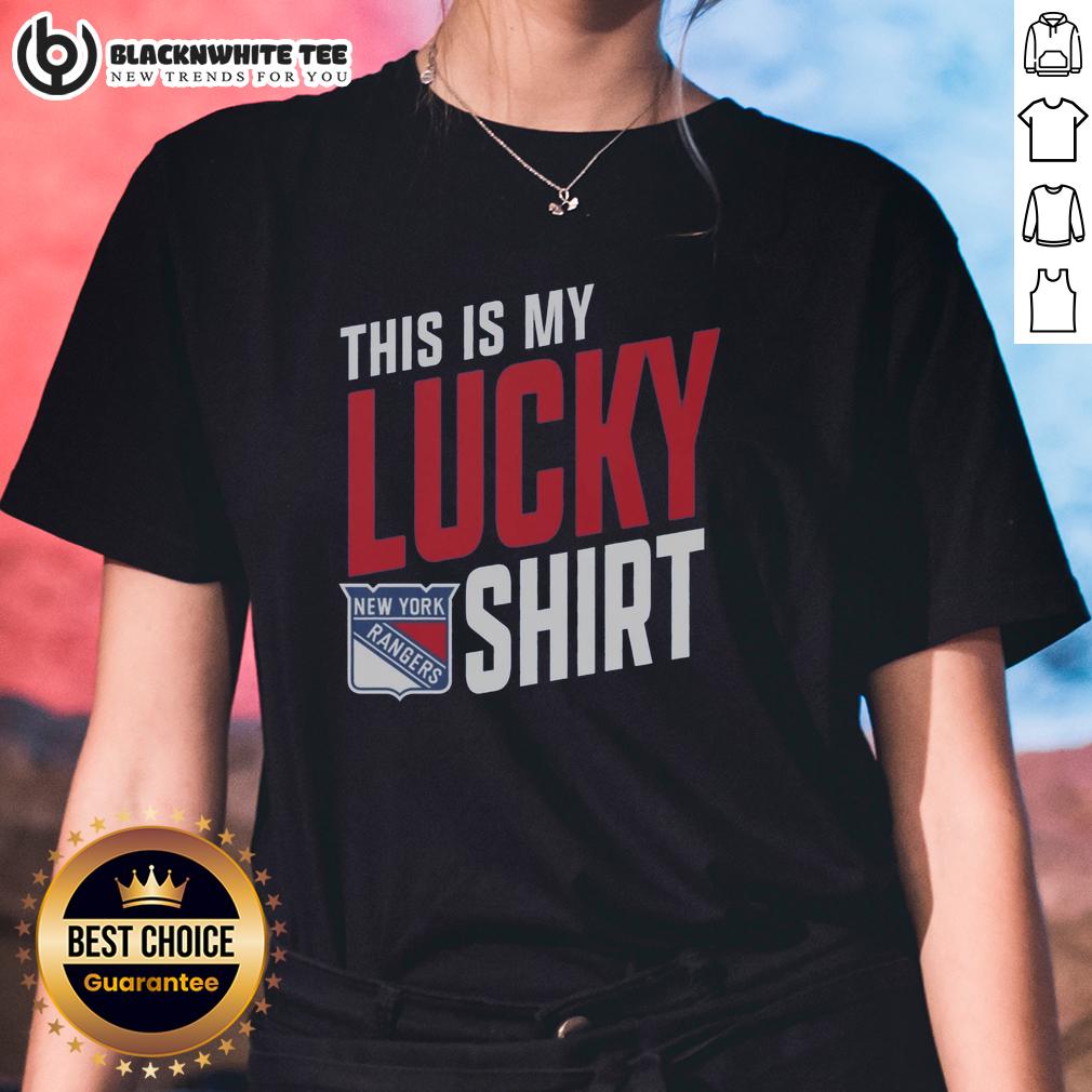 Nice New York Rangers This Is My Lucky T-Shirt - Image 3