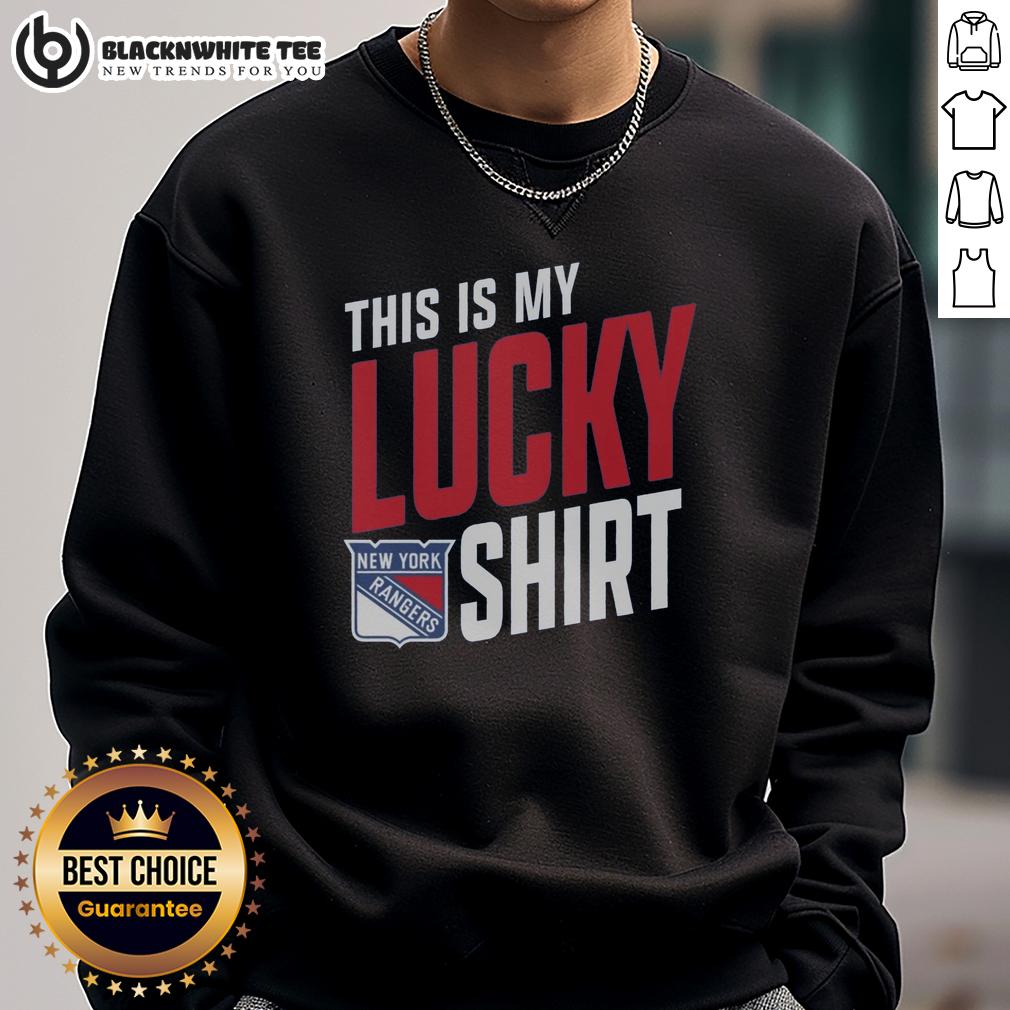 Nice New York Rangers This Is My Lucky T-Shirt - Image 5