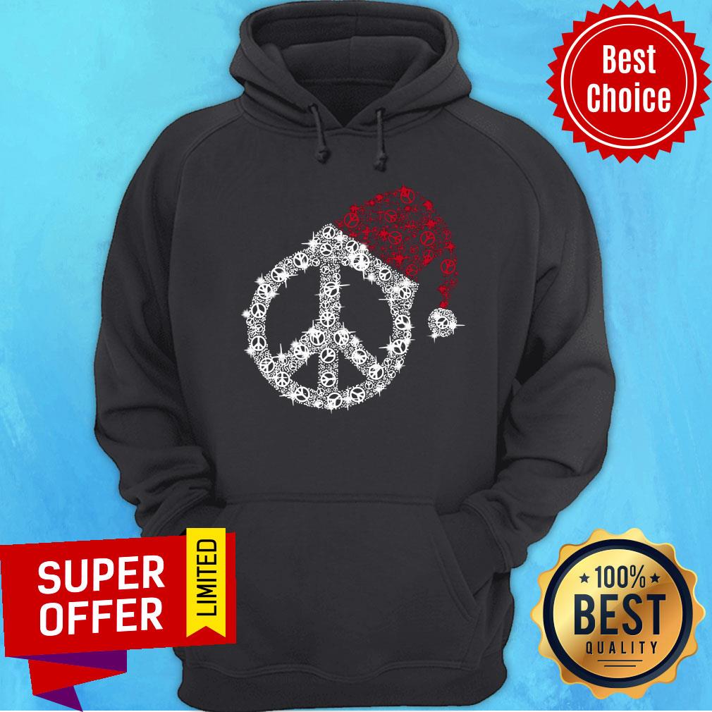 Nice Santa Hippie Logo Diamond Christmas Shirt - Image 2