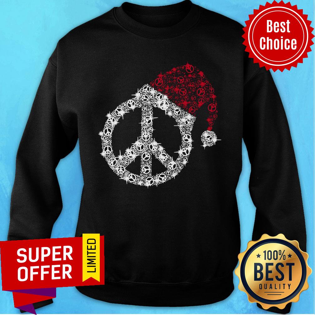 Nice Santa Hippie Logo Diamond Christmas Shirt - Image 5