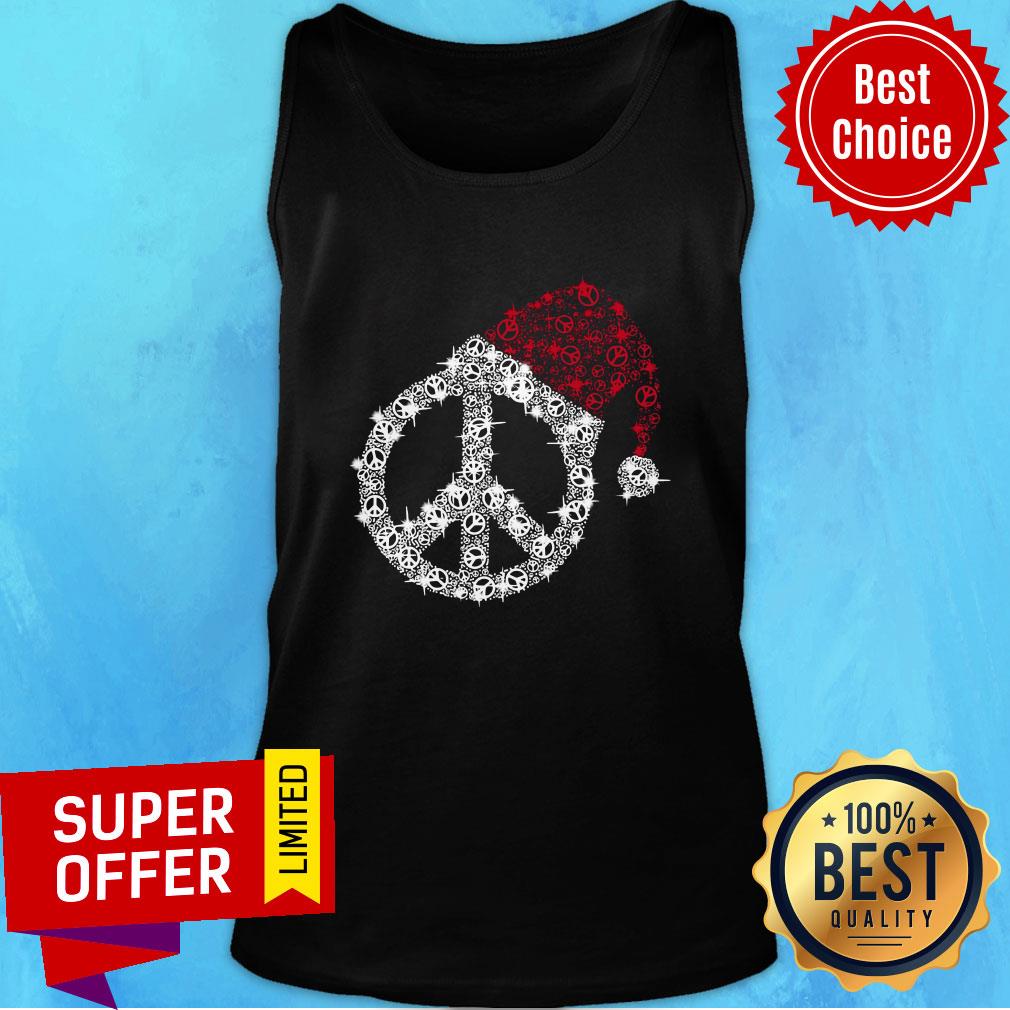 Nice Santa Hippie Logo Diamond Christmas Shirt - Image 4