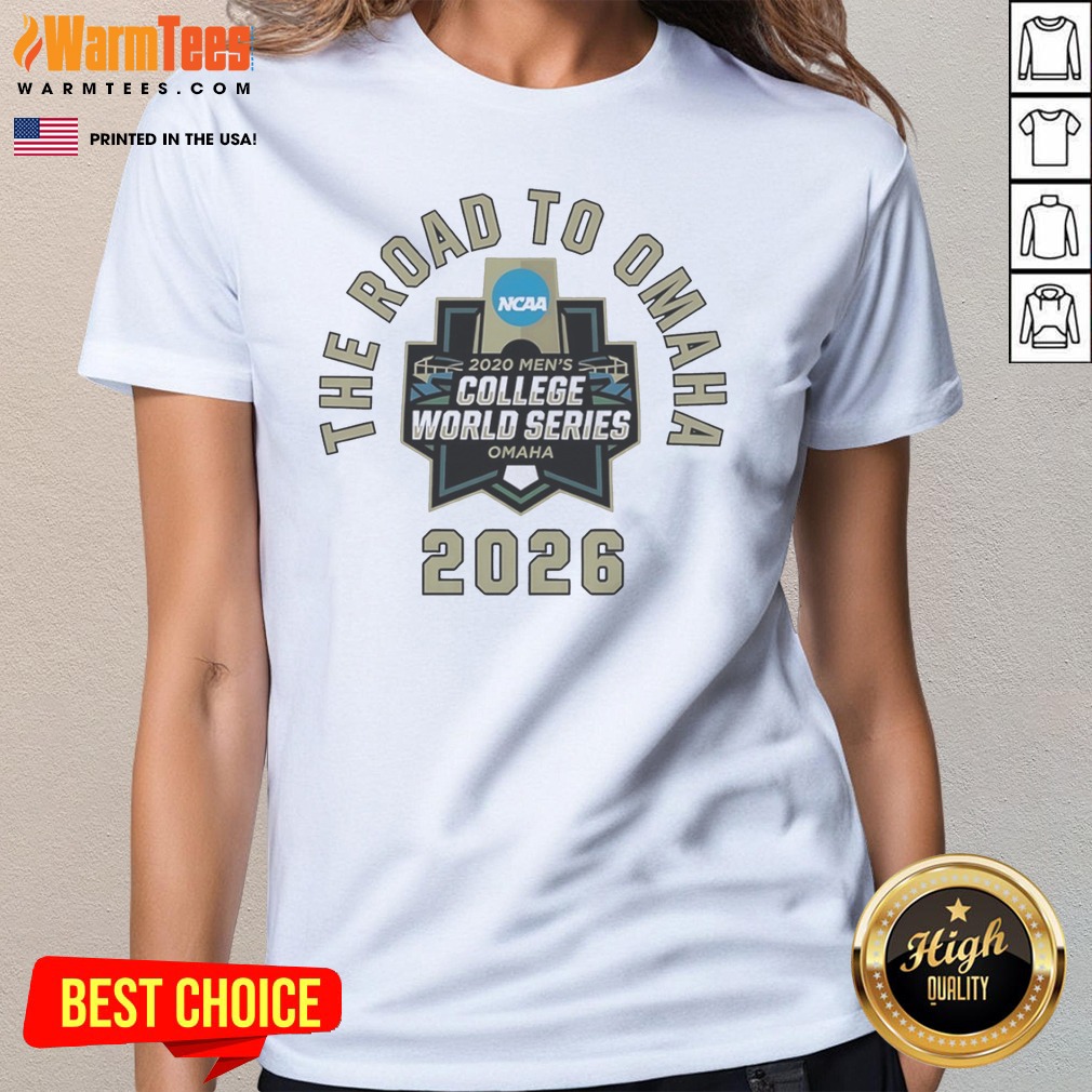 Pretty The Road To Omaha 2020 NCAA College World Series Omaha 2026 Shirt - Image 2