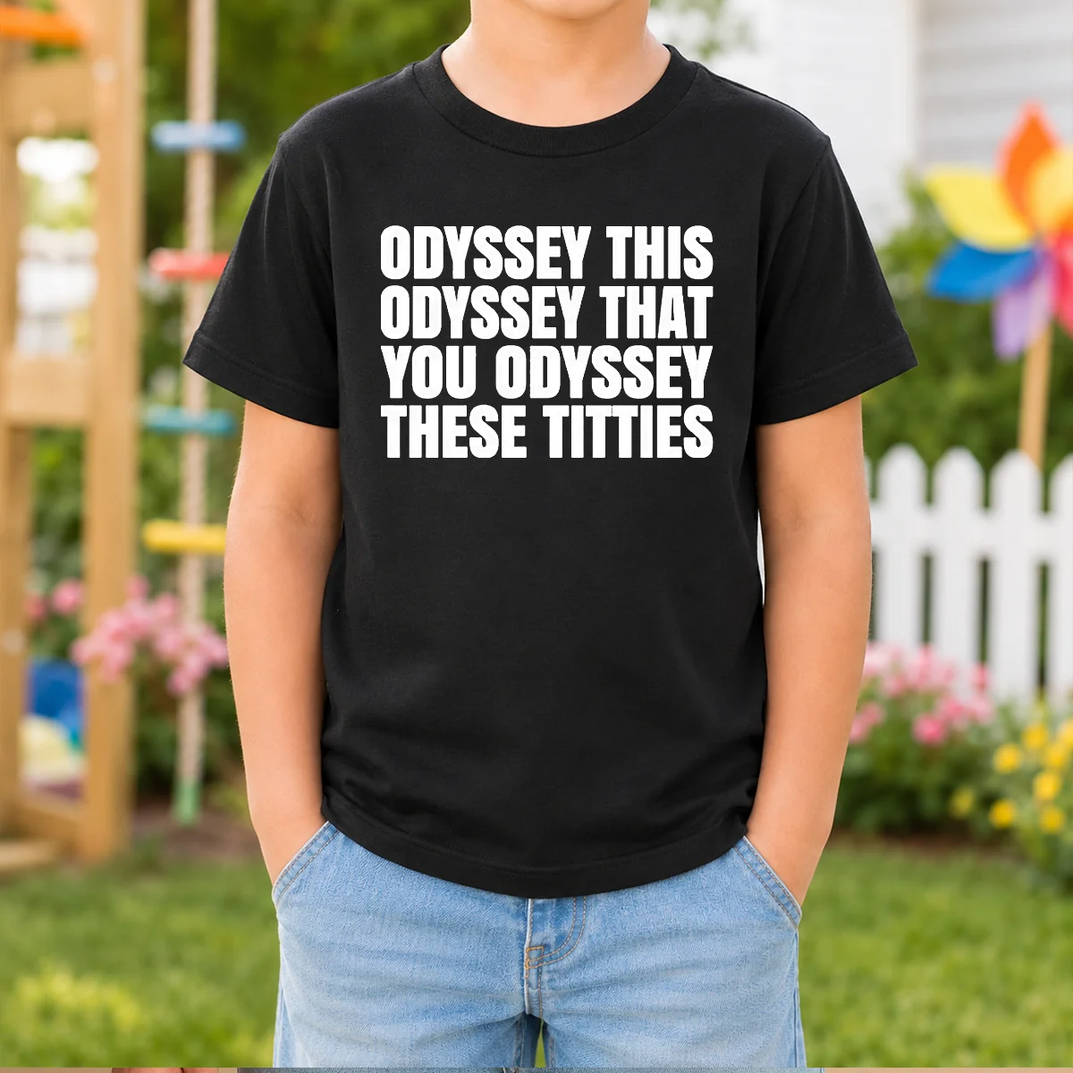 Awesome Odyssey This Odyssey That You Odyssey These Titties Shirt - Image 9