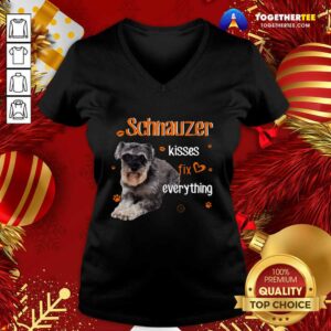Alternative view of Beautiful Schnauzer Kisses Fix Everything Shirt