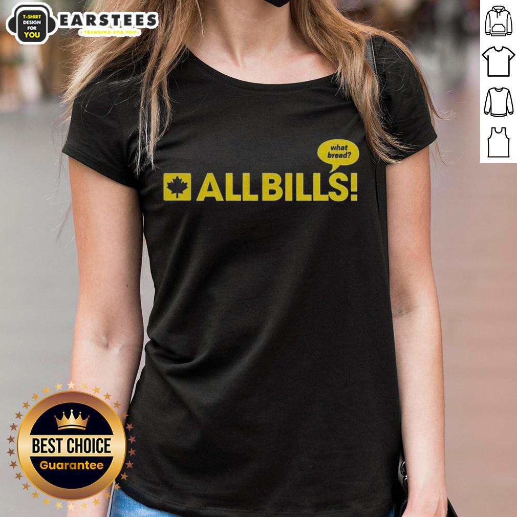 Premium The Eagle All Bills What Bread Caricature Logo T-Shirt - Image 3