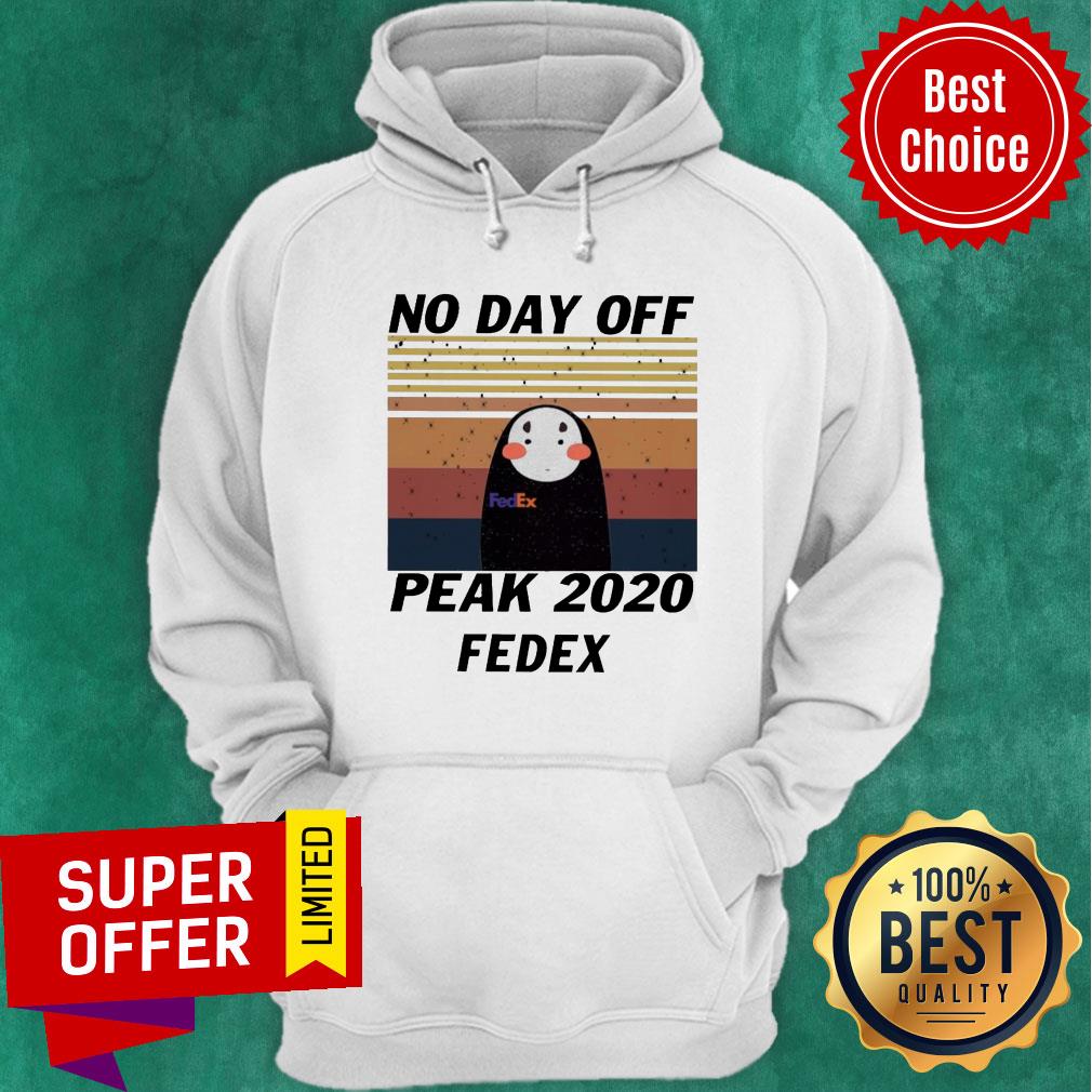 Kaonashi No Day Off Peak 2020 Fedex Vintage Shirt - Image 5