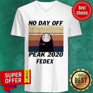 Alternative view of Kaonashi No Day Off Peak 2020 Fedex Vintage Shirt