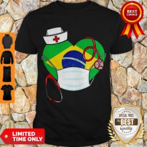 Official Nurse Brazil Heart Shirt