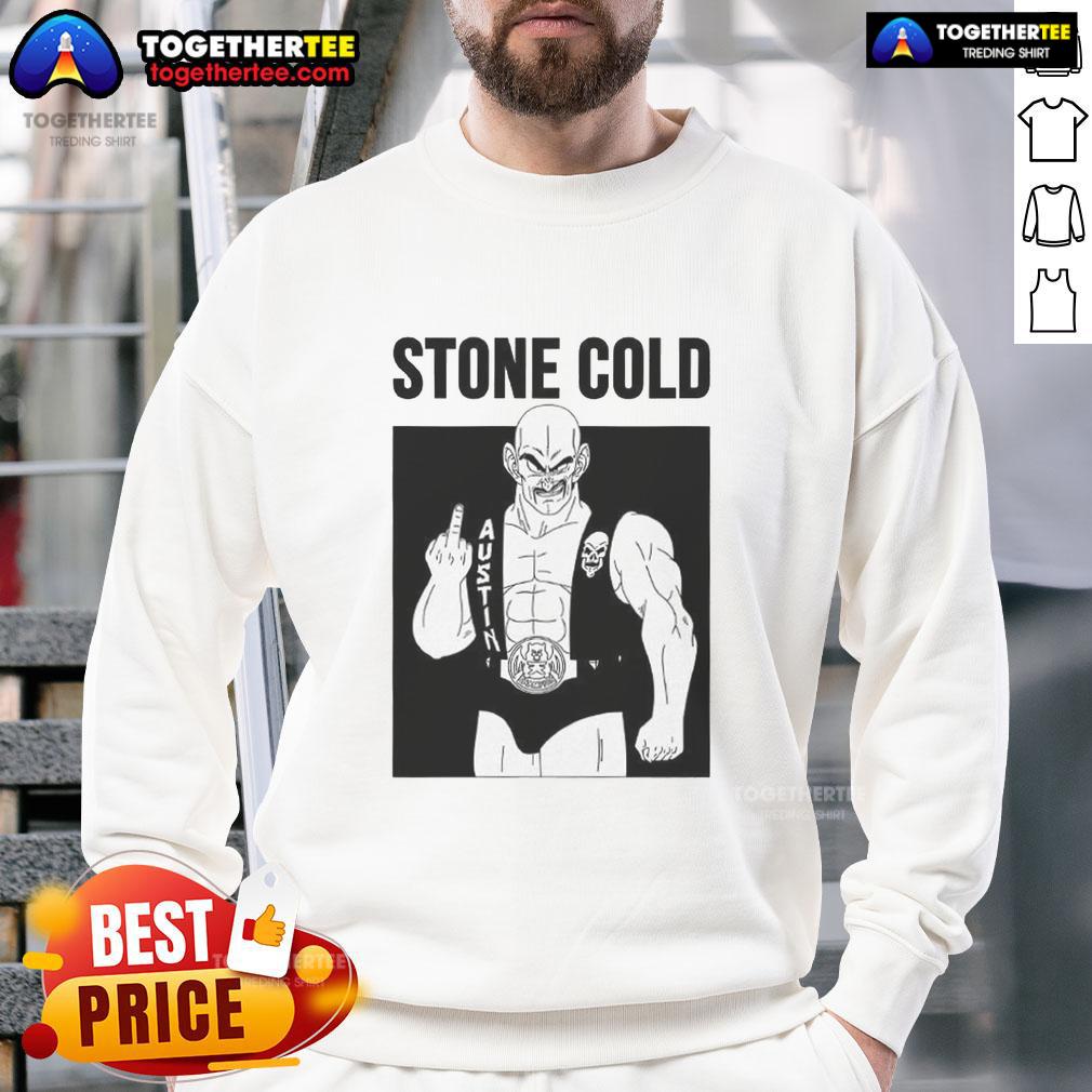 Official Stone Cold Nappa Middle Finger T-Shirt - Image 5