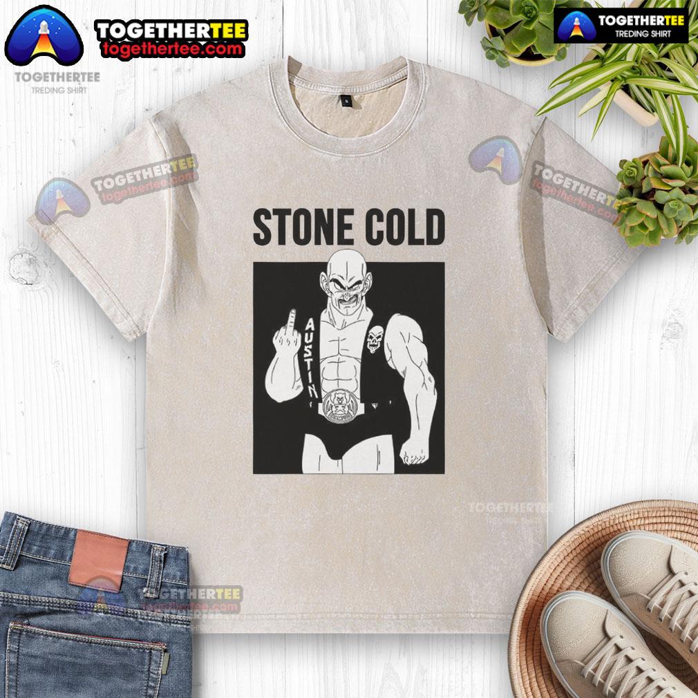 Official Stone Cold Nappa Middle Finger T-Shirt - Image 6