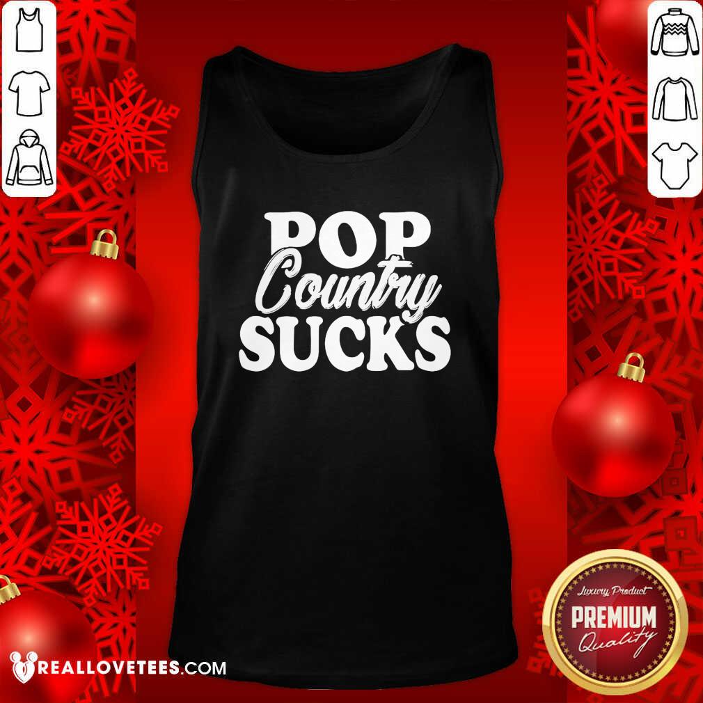 Cute Pop Country Sucks Shirt - Image 2