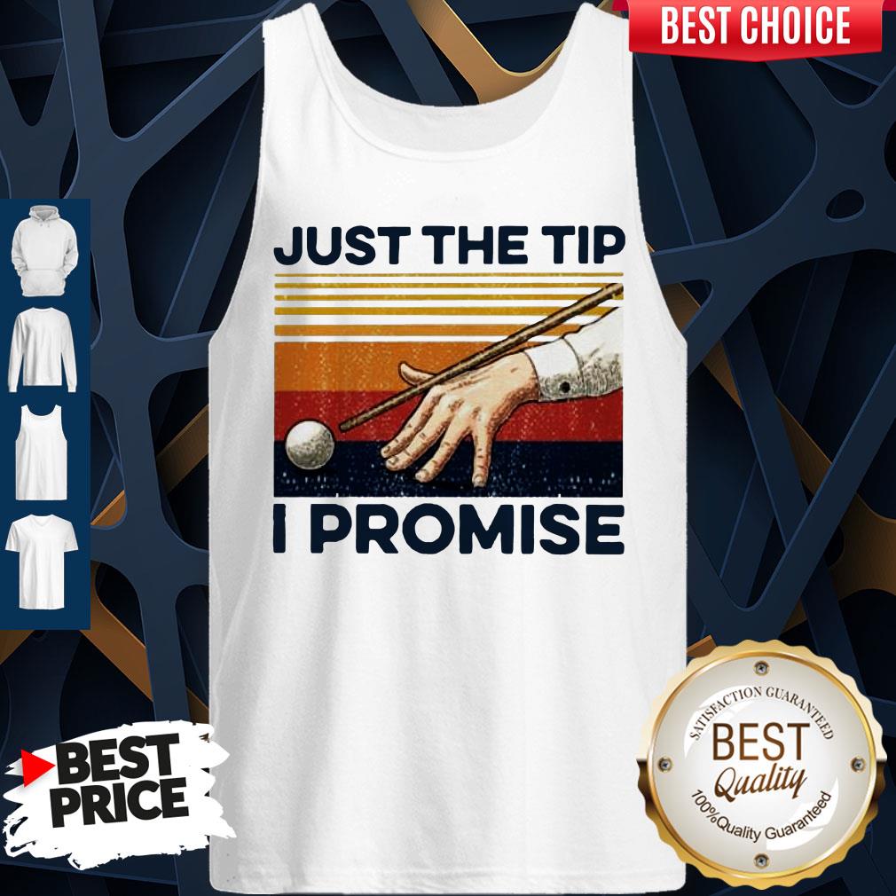 Billiards Just The Tip I Promise Vintage Shirt - Image 3