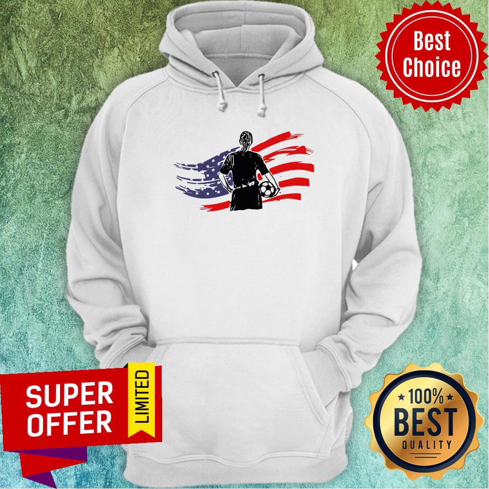 Nice American Flag Soccer Shirt - Image 2