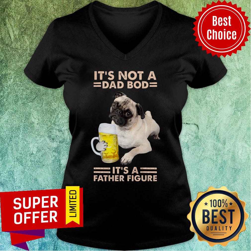 Pitbull It's Not A Dad Bod Dog It's A Father Figure Shirt - Image 3