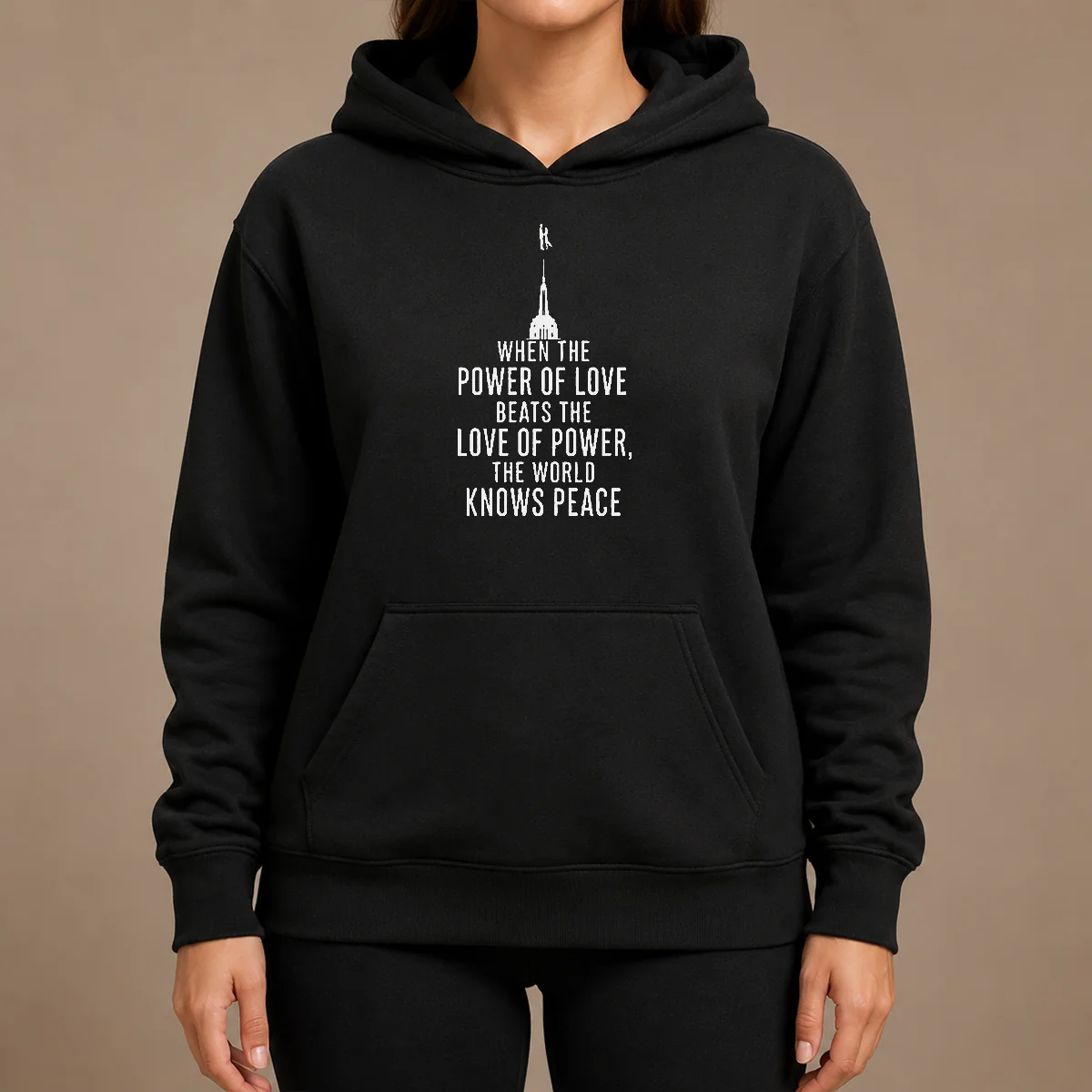 Pretty Awesome When The Power Of Love Beats The Love Of Power The World Knows Peace Shirt - Image 5