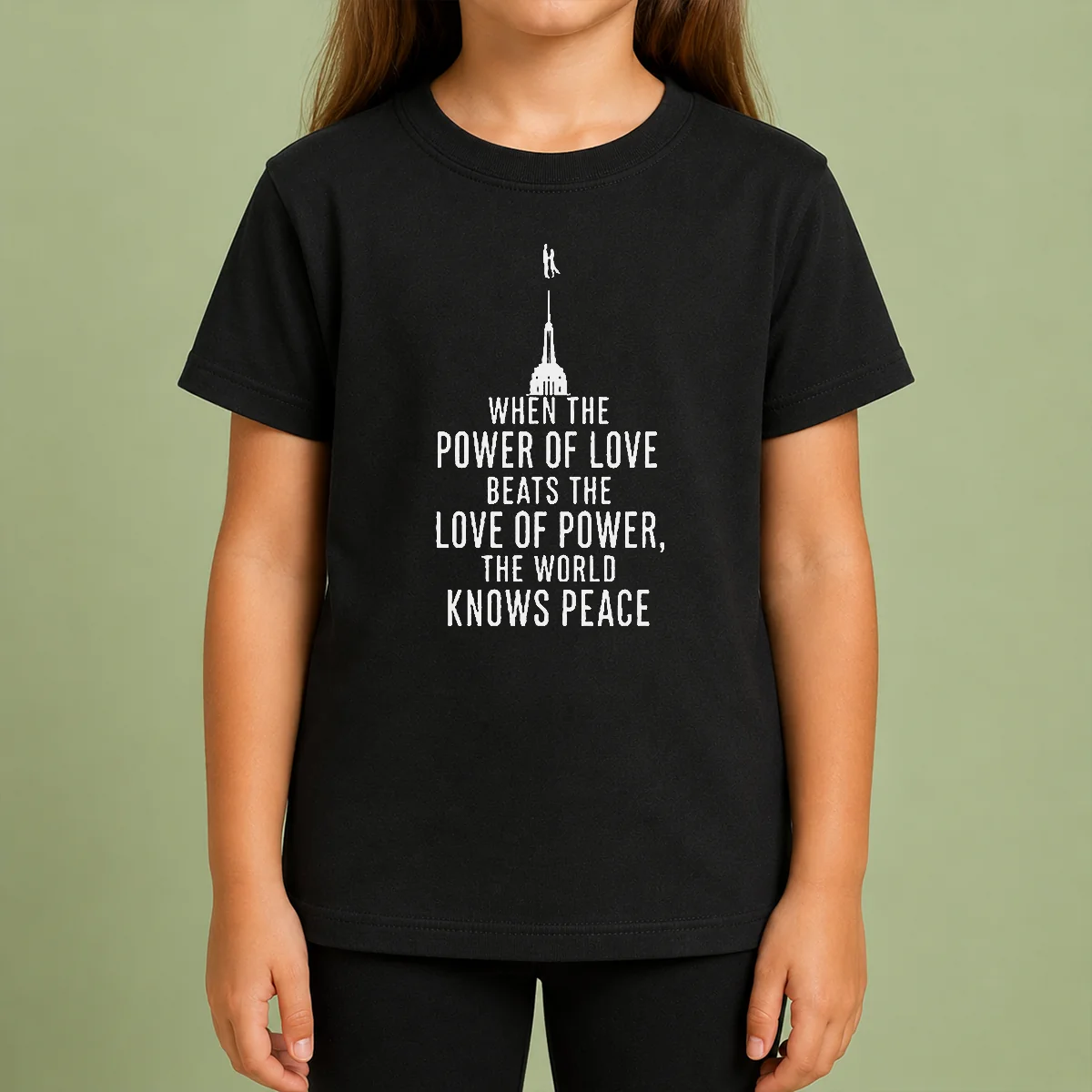 Pretty Awesome When The Power Of Love Beats The Love Of Power The World Knows Peace Shirt - Image 9